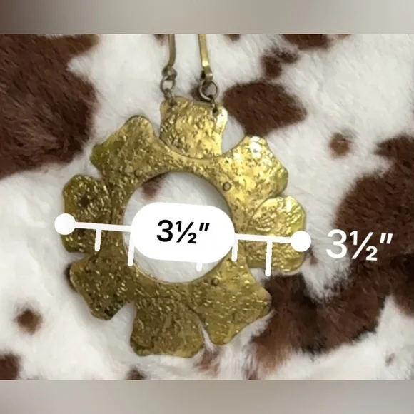 SOLD Vintage Mid Century Modernist JB Pericles of Haiti Brass-Chenet D'Haiti era - Picture 3 of 10